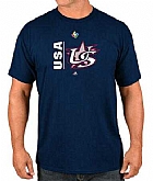 USA Baseball Majestic 2017 World Baseball Classic Authentic Collection Team Icon T-Shirt Navy,baseball caps,new era cap wholesale,wholesale hats